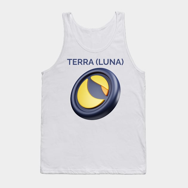 TERRA (LUNA) cryptocurrency Tank Top by YousifAzeez